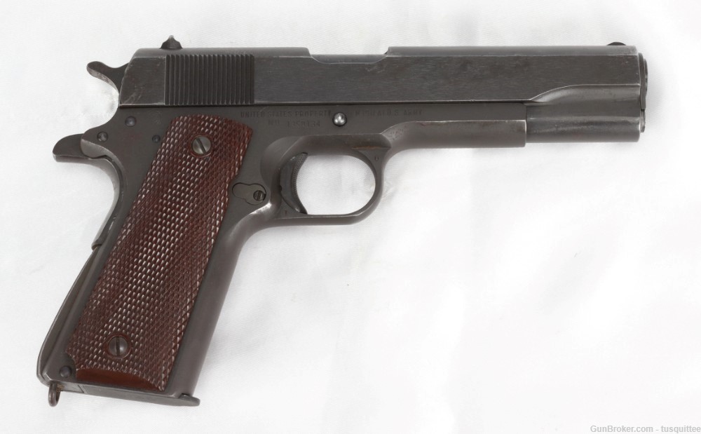 Remington Rand 1911A1 Semi-Auto Pistol .45ACP (1943) EXCELLENT-img-1