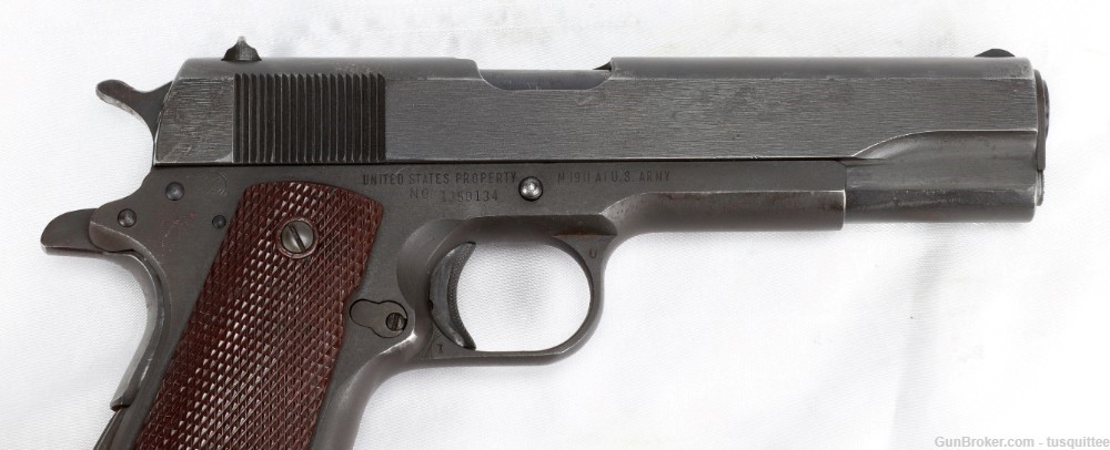 Remington Rand 1911A1 Semi-Auto Pistol .45ACP (1943) EXCELLENT-img-3
