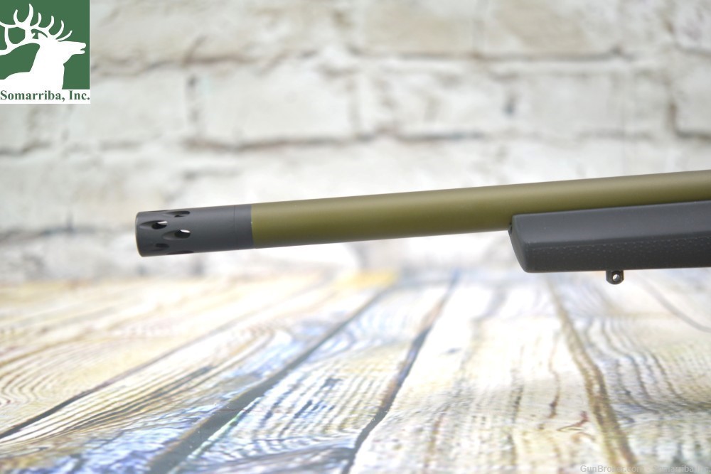 VOLQUARTSEN RIFLE VCR-0143 SUPERLITE, 22 LR WITH HOGUE STOCK, OD GREEN -img-4