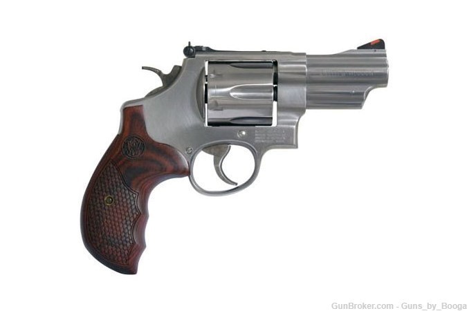 SMITH & WESSON 629 DELUXE 44MAG 3" SS AS 6RD 150715, NICE!!-img-0