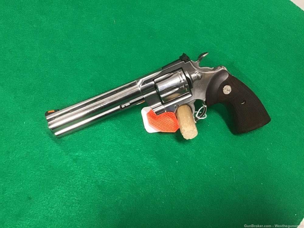 COLT PYTHON STAINLESS 6INCH 357 MAGNUM BRAND NEW!-img-0
