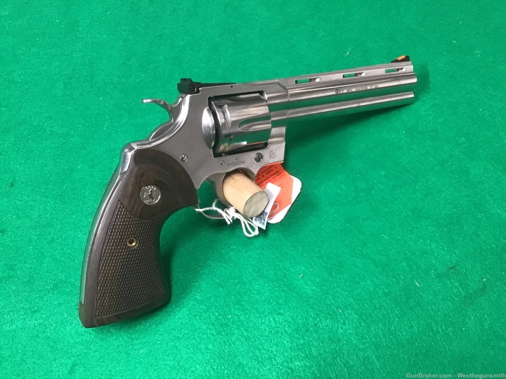 COLT PYTHON STAINLESS 6INCH 357 MAGNUM BRAND NEW!-img-2