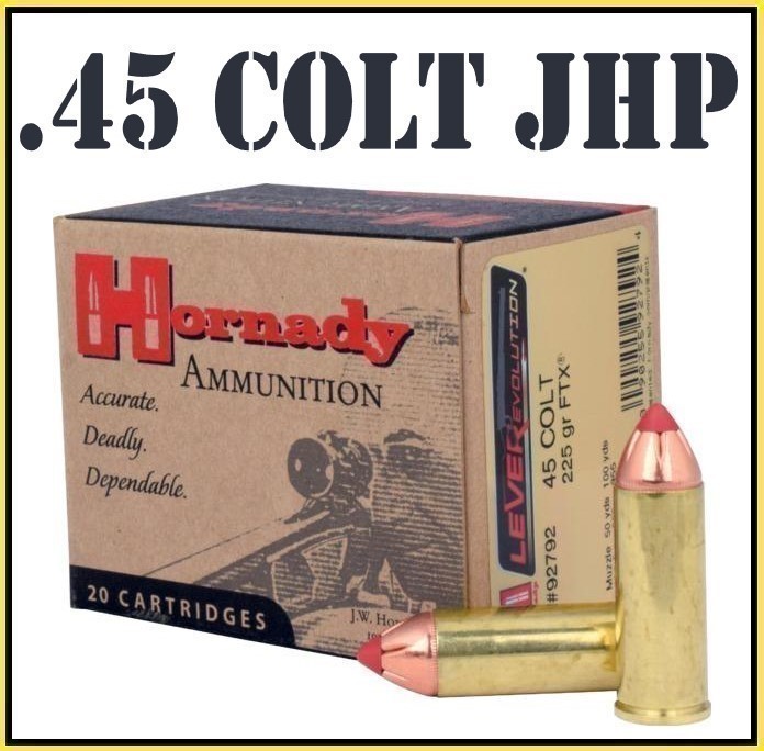 20rds Hornady LeverEvolution™ .45 LC Long Colt 225g FTX JHP 92792 FAST SHIP-img-0