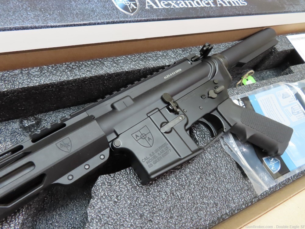 Alexander Firearms PHI-65-BL-ST Semi-Auto AR-15 Style Pistol 11" TB -img-4