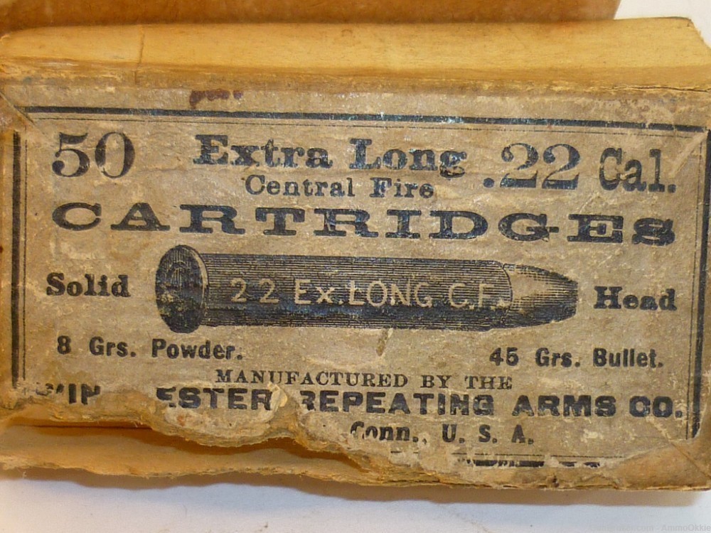 1rd - .22 EXTRA LONG CENTERFIRE - Winchester Model 1882 22-10-45 Maynard-img-1