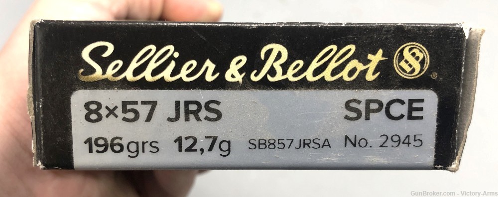 Sellier & Bellot 8x57 JRS 196 Grain SPCE 20 Round Box-img-1