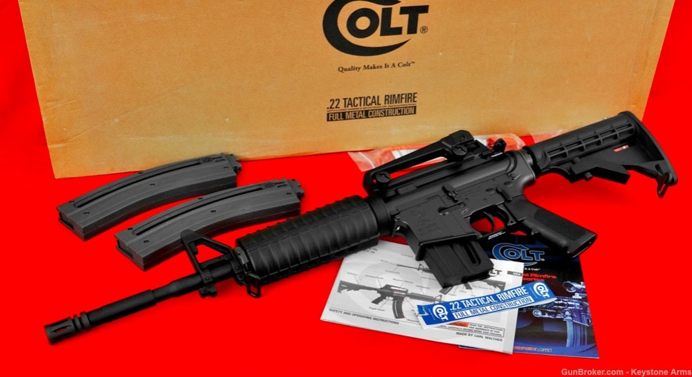 Awesome Colt / Walther M4 Carbine .22LR AR Original Box New In Box-img-8