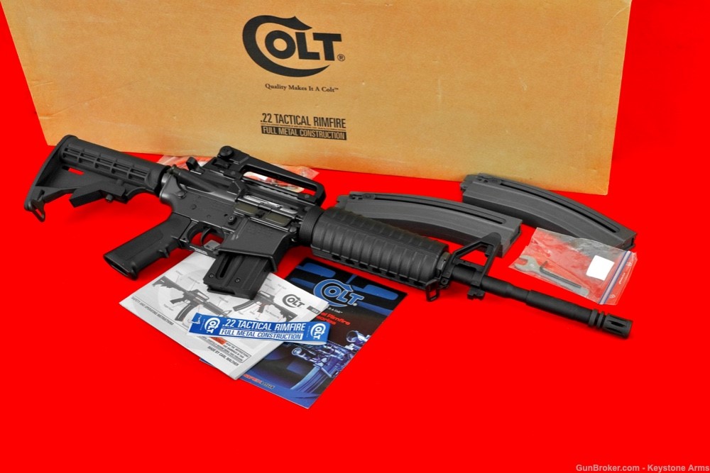 Awesome Colt / Walther M4 Carbine .22LR AR Original Box New In Box-img-0