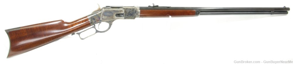 Cimarron Uberti Model 1873 Long Range .44-40 WCF 30? Lever Action Rifle-img-8