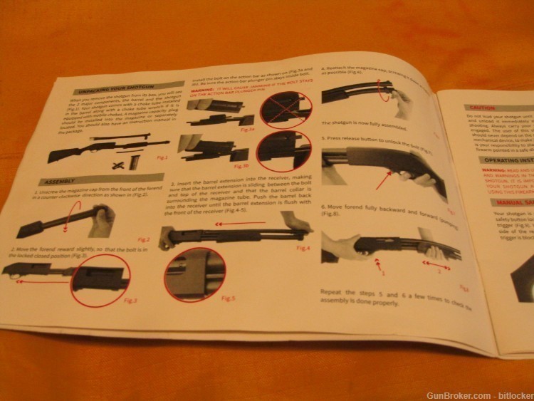 Churchill Instruction Manual for Models 612-612 TAC-620-628 Pump Shotgun-img-2