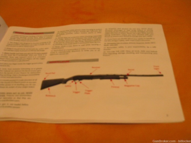 Churchill Instruction Manual for Models 612-612 TAC-620-628 Pump Shotgun-img-1