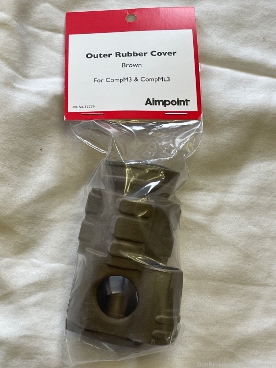 Aimpoint brown rubber cover for Comp M3-img-0