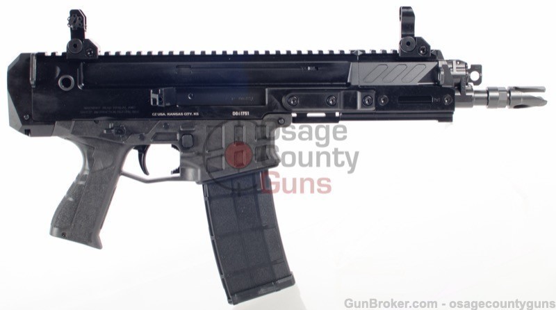 CZ USA Bren 2 MS 5.56 NATO 30+1 Black Pistol 8" 91450-img-0