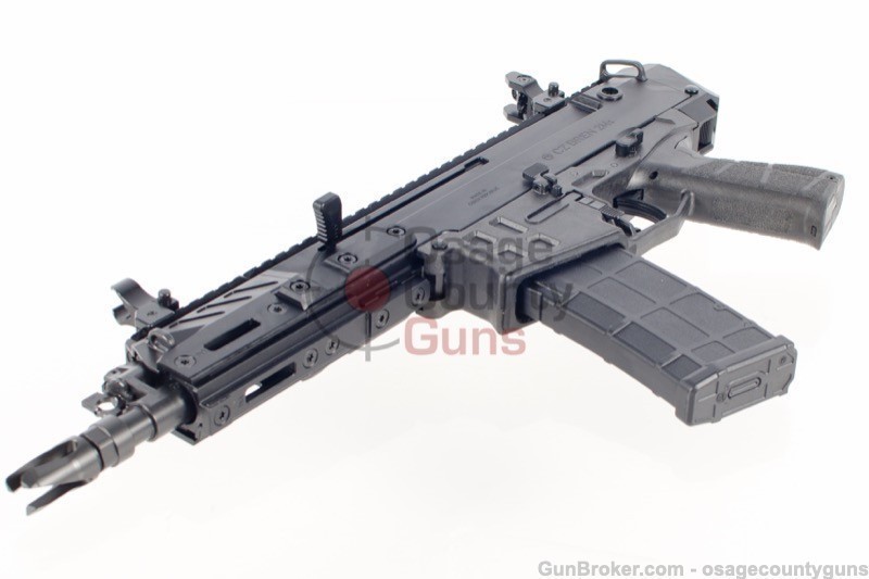 CZ USA Bren 2 MS 5.56 NATO 30+1 Black Pistol 8" 91450-img-8