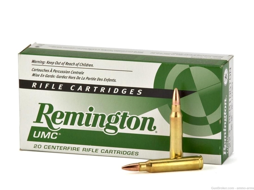 Remington Ammunition UMC .223 Remington 55 Grain FMJ 200 Rds L223R3-img-1