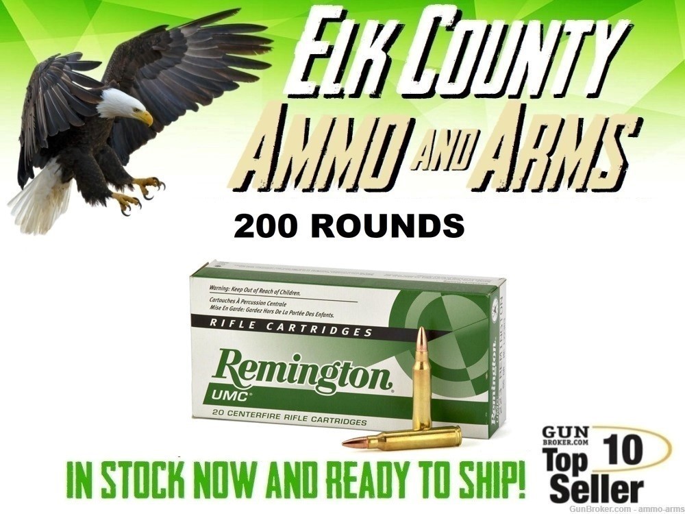 Remington Ammunition UMC .223 Remington 55 Grain FMJ 200 Rds L223R3-img-0