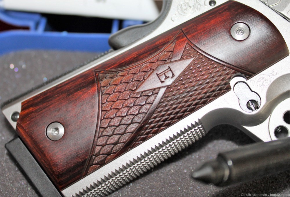  Smith & Wesson 1911 45ACP Scroll Engraved -img-4