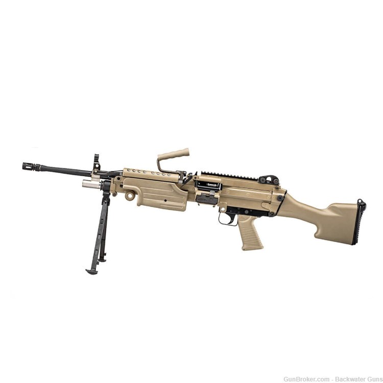 FACTORY NEW FN M249S SAW STANDARD 5.56x45 FDE RIFLE NO RESERVE! -img-1