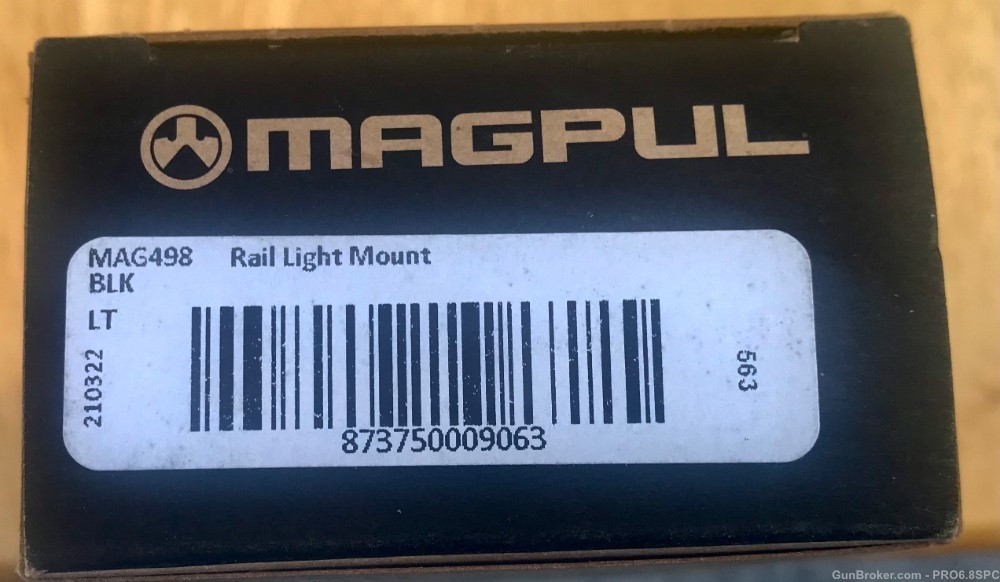 MAGPUL RAIL LIGHT MOUNT BLACK LEFT SIDED NEW -img-4