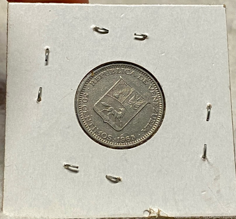 Venezuela 50 Céntimos 1965 Coin-img-1