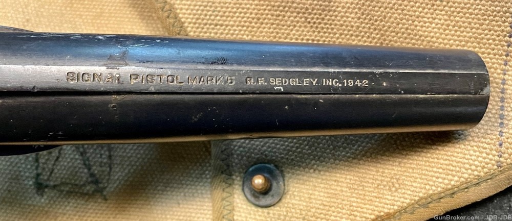 Antique WW II  US Navy Flare/Signal Pistol, 1942-img-7