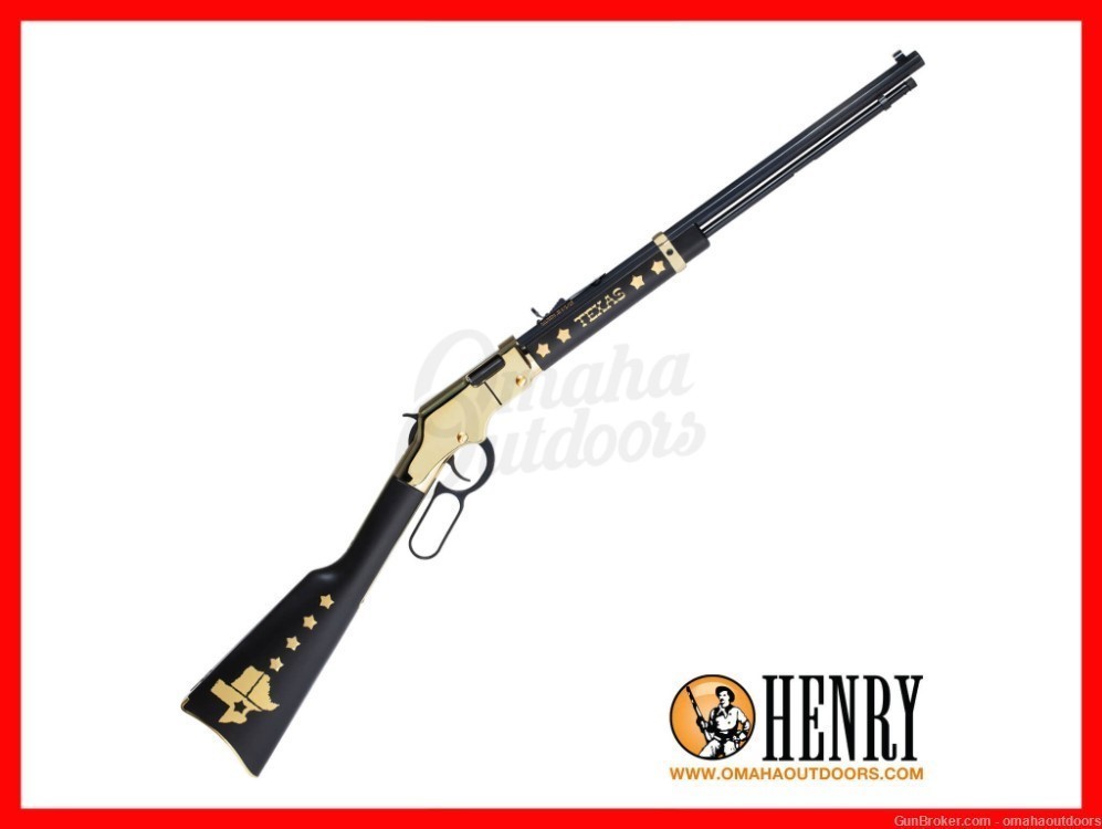 Henry Golden Boy Texas Edition 22LR Lever Rifle 16 RD 20" H004TX-img-0