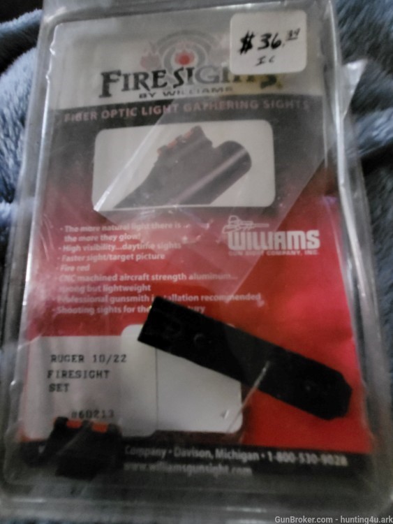 Firesights Set  By Williams for Ruger 10/22 #60213-img-0