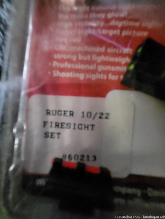 Firesights Set  By Williams for Ruger 10/22 #60213-img-2