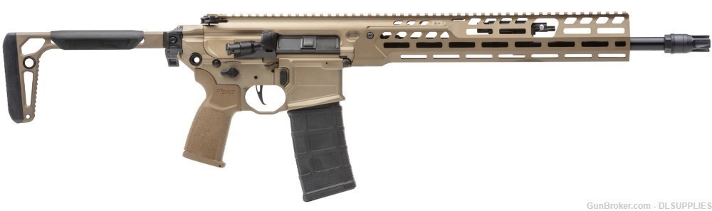 SIG SAUER MCX SPEAR-LT COYOTE FDE FINISH CARBINE (1) 30 MAG 16" BBL 5.56-img-0