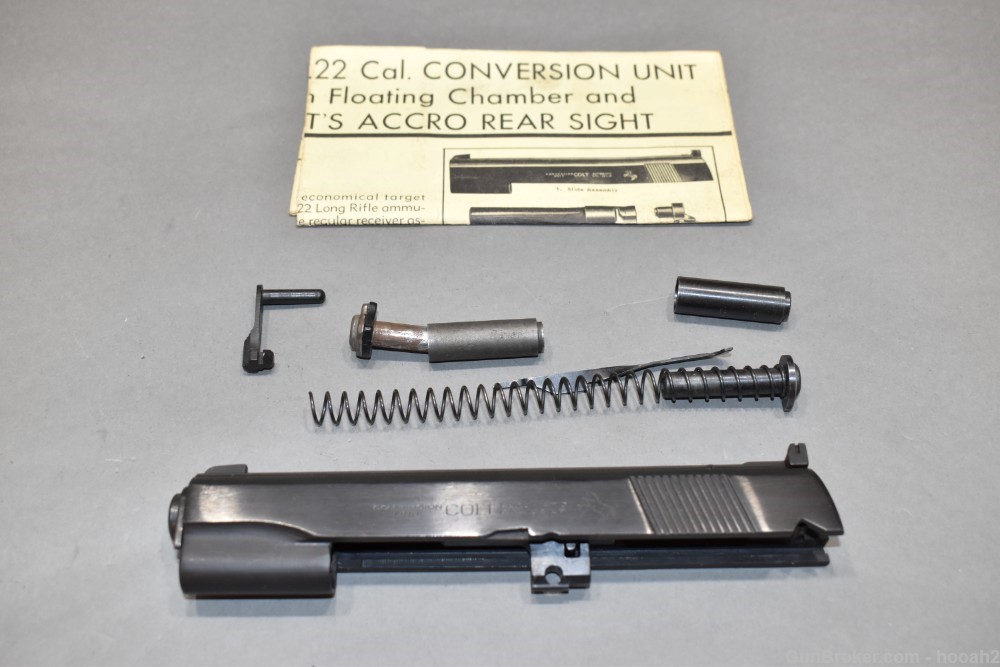 Incomplete Colt Factory 1911 22 LR Conversion Kit W Box READ-img-8