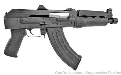 Zastava, ZPAP92, Semi-automatic, AK Pistol, 7.62X39, 10" Chrome Lined Barre-img-0