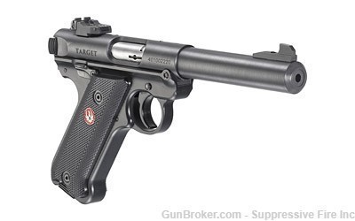 Ruger, Mark IV, Target, Single Action, Semi-automatic, Metal Frame Pistol, -img-2