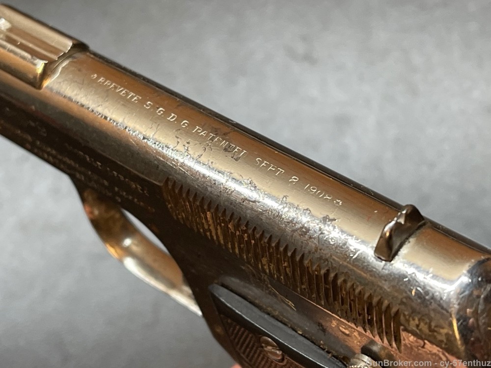 Belgian .380 Bayard Model 1908 Pistol ppk colt luger-img-7