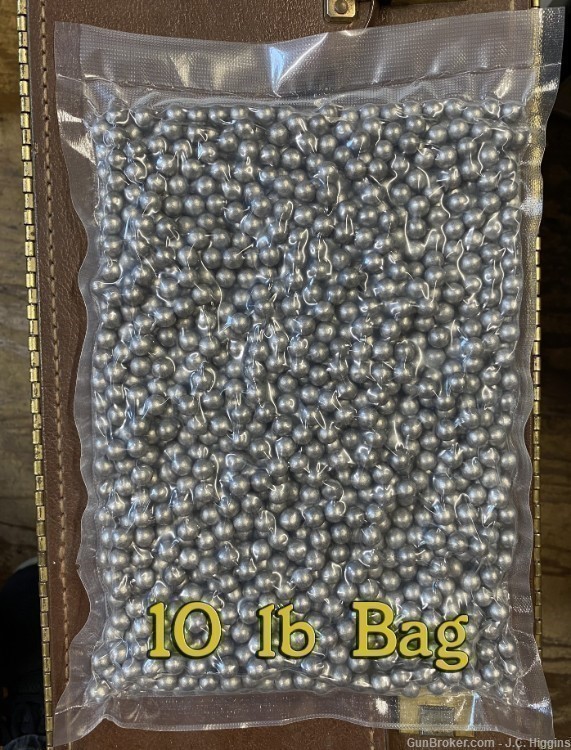 10 Pound Bag of Pure Lead #00 or #000 Buck or .69 cal ball- $60 Free Ship-img-1