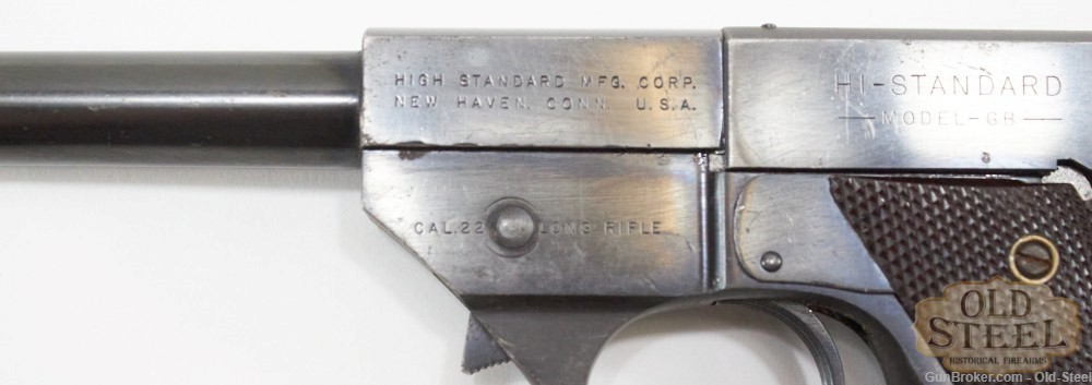 Hi Standard Model GB .22 LR Target Plinking Pistol Mfg C. 1950 NO MAG-img-4