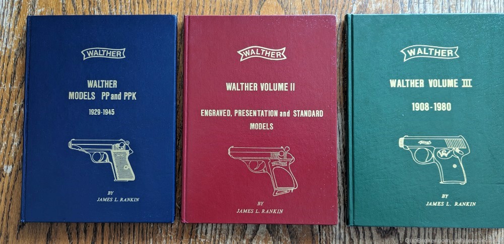 Walther Books  by  James L. Rankin set of 3 -img-0