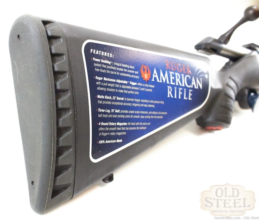 Ruger American .243 WIN Hunting Rifle Mfg 2012 w/Original Box -img-4