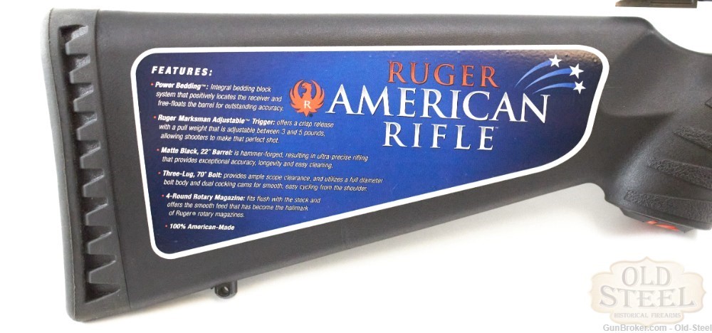 Ruger American .243 WIN Hunting Rifle Mfg 2012 w/Original Box -img-5