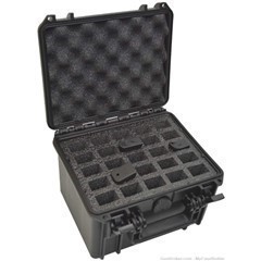 25 Pistol Magazine Doro Waterproof Ammo Case with Custom Foam Insert