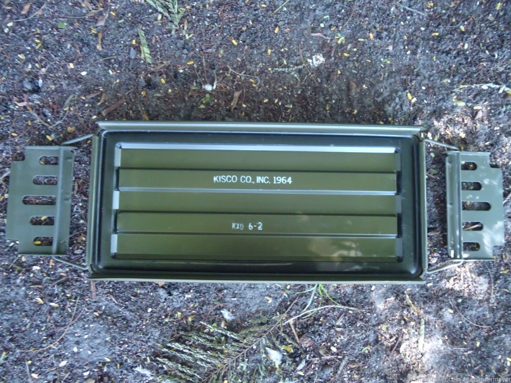 VIETNAM WAR 1966 US ARMY M39 20MM  CANNON  AMMO BOX EXTREMELY  RARE-img-5