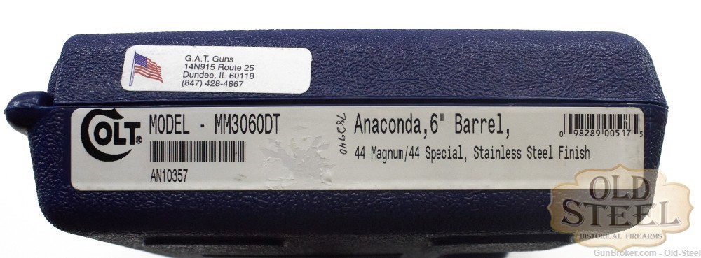 6" Colt Anaconda Snake Gun .44 MAG Mfg 1999 w/ Original Box MINT -img-39