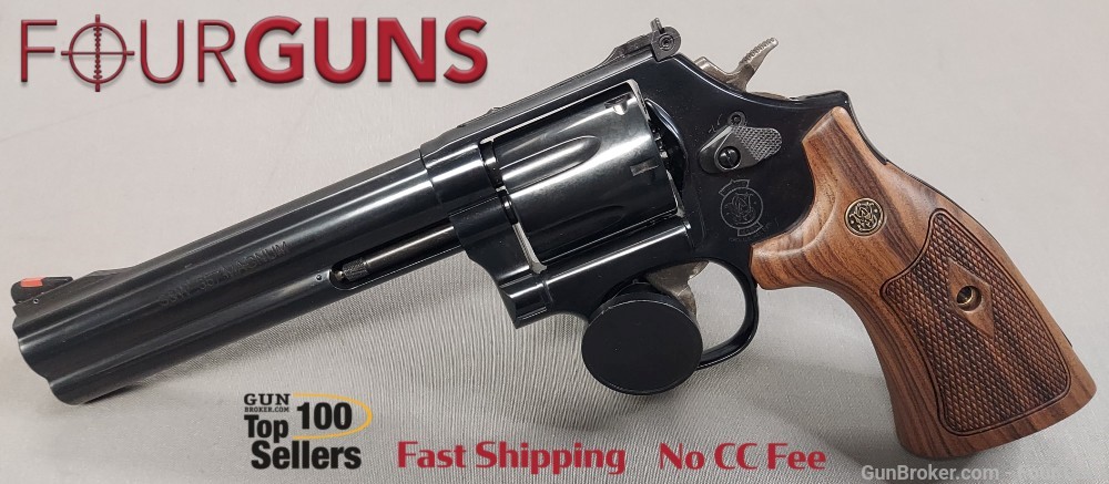 Smith & Wesson Model 586 Classic Revolver 357 Mag 6" Barrel 6 Rd 150908-img-0