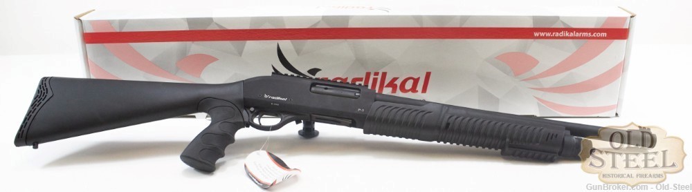 Radikal Firearms P-3 12 Ga Pump Action Shotgun NIB Hunting Tactical-img-0