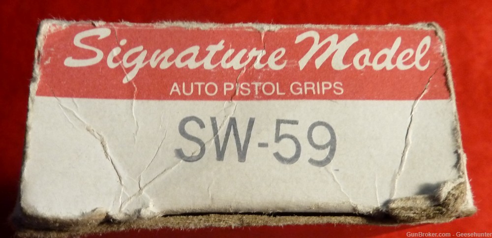 Pachmayr S&W 59 Signature Model Wrap Around Grips, Black-img-9