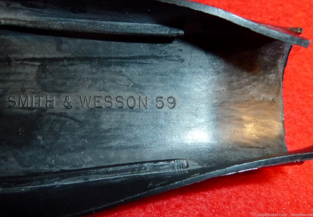 Pachmayr S&W 59 Signature Model Wrap Around Grips, Black-img-7