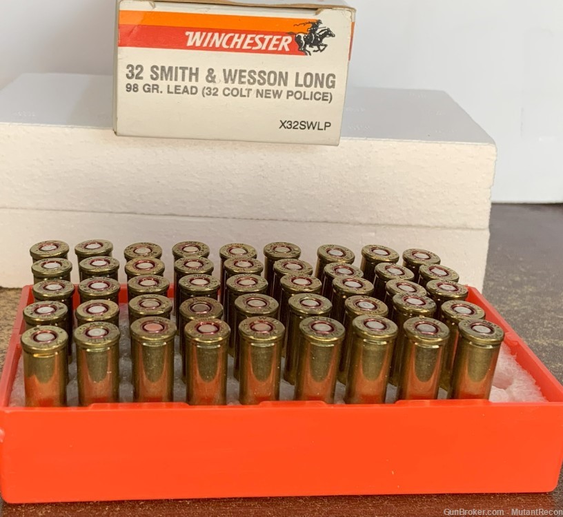 Winchester .32 S&W Long 98gr. L RN 45rds. Ammo Sale-img-2