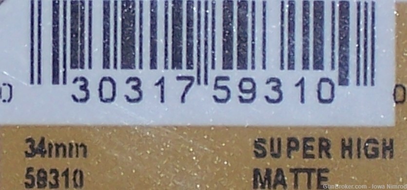 Leupold Mark 4 34mm Picatinny Scope Rings Super High Steel Matte Blk #59310-img-2