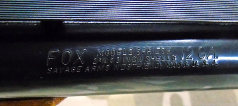 Savage Arms Fox Model B Series H double barrel shotgun-img-8