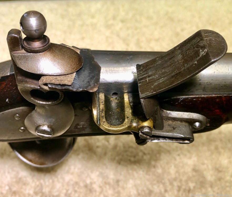 US 1836 FlintLock .54 cal Cavalry Pistol, A.WATERS 1841, G-VG.....$1475-img-4