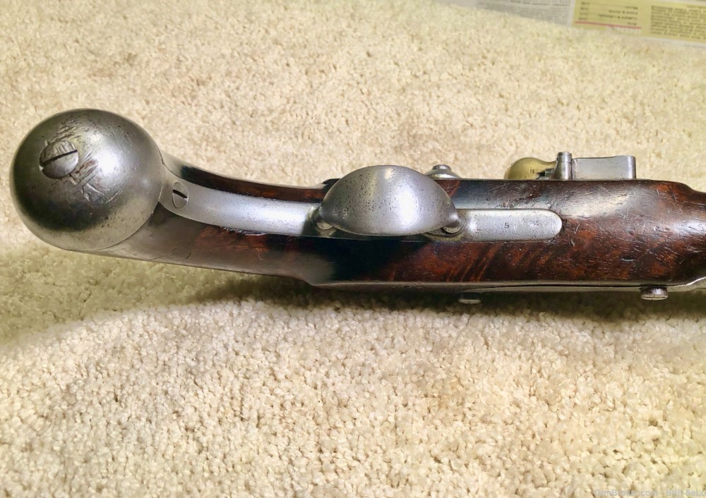 US 1836 FlintLock .54 cal Cavalry Pistol, A.WATERS 1841, G-VG.....$1475-img-6